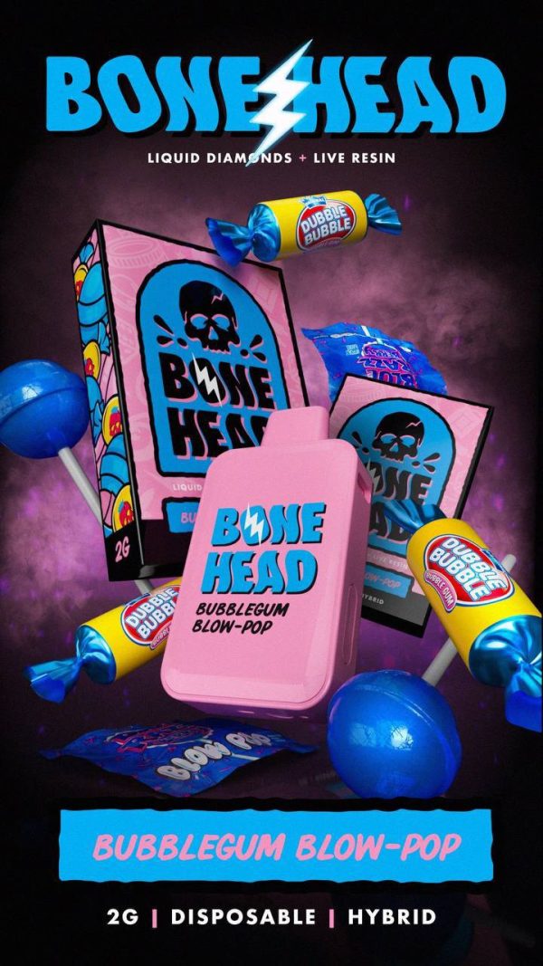 Bubblegum Blow Pop Bone Head Disposable